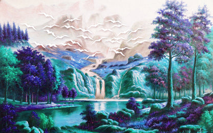 Nature Scenery Watercolor Painting Print 100% Australian Made