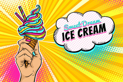 Sweet Dream Ice Cream Print 100% Australian Made