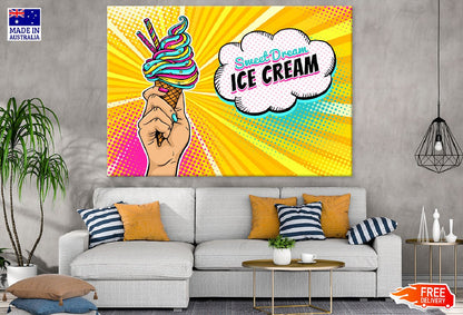 Sweet Dream Ice Cream Print 100% Australian Made