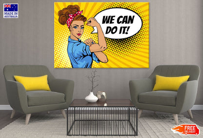 We Can Do It Girl Power Print 100% Australian Made