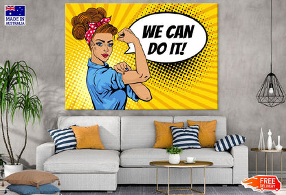 We Can Do It Girl Power Print 100% Australian Made