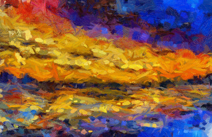 Colorful Abstract Design Print 100% Australian Made