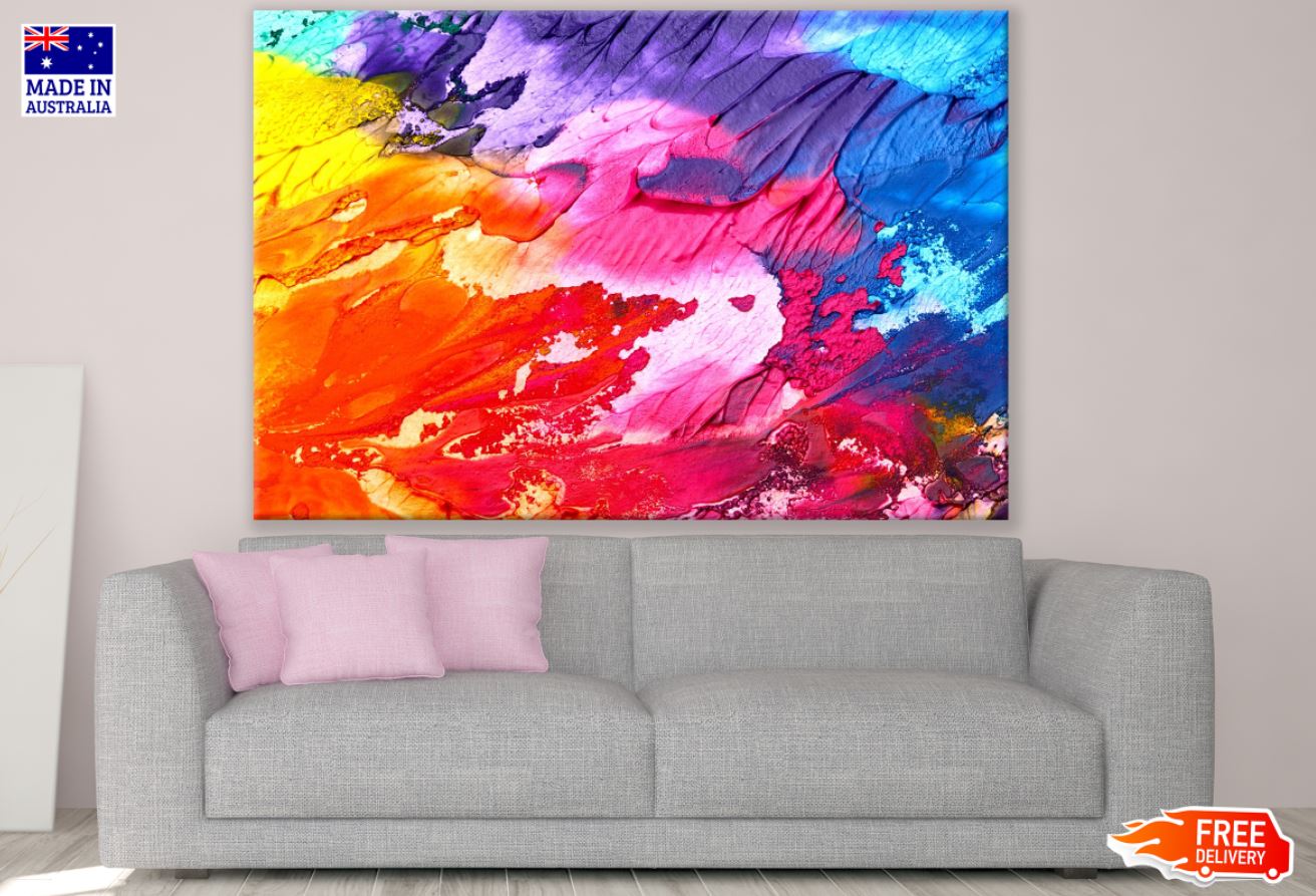 Colorful Abstract Design Print 100% Australian Made