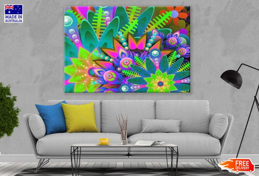 Products Flower Abstract Design Print 100% Australian Made