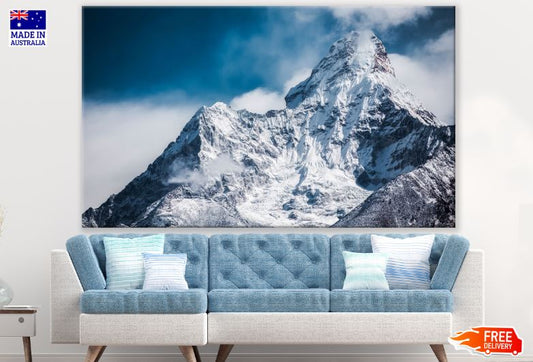 Snow Capped Mountain Photograph Print 100% Australian Made