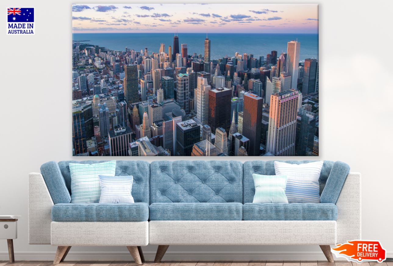 City Sky View Scenery Photograph Print 100% Australian Made