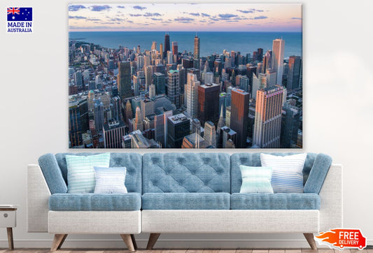City Sky View Scenery Photograph Print 100% Australian Made