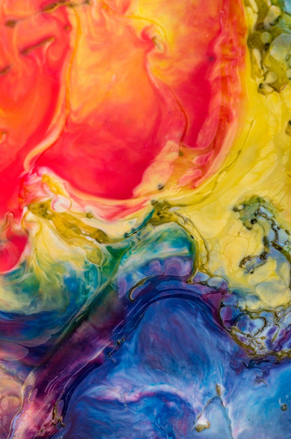 Colorful Abstract Design Print 100% Australian Made