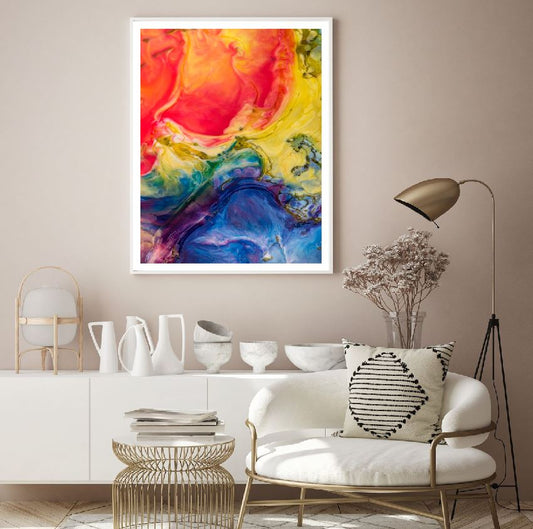 Colorful Abstract Design Home Decor Premium Quality Poster Print Choose Your Sizes