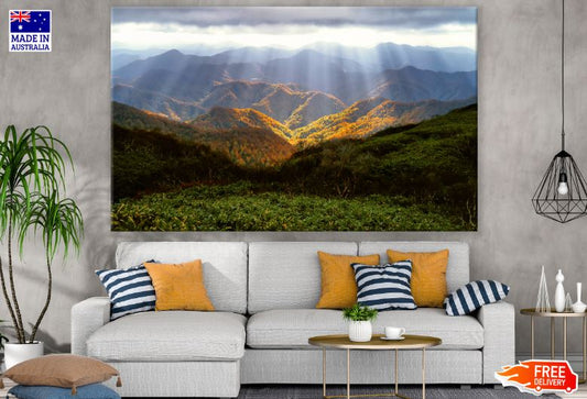 Stunning Mountain Range Scenery Photograph Print 100% Australian Made