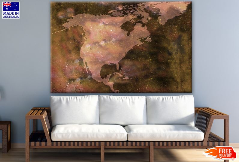 Abstract Map Design Print 100% Australian Made