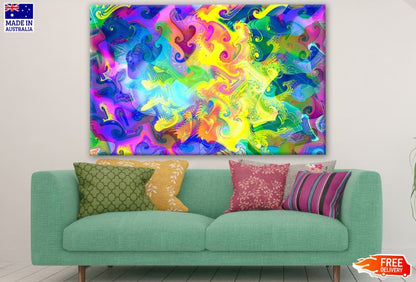 Colorful Abstract Design Print 100% Australian Made