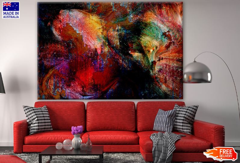 Colorful Abstract Design Print 100% Australian Made