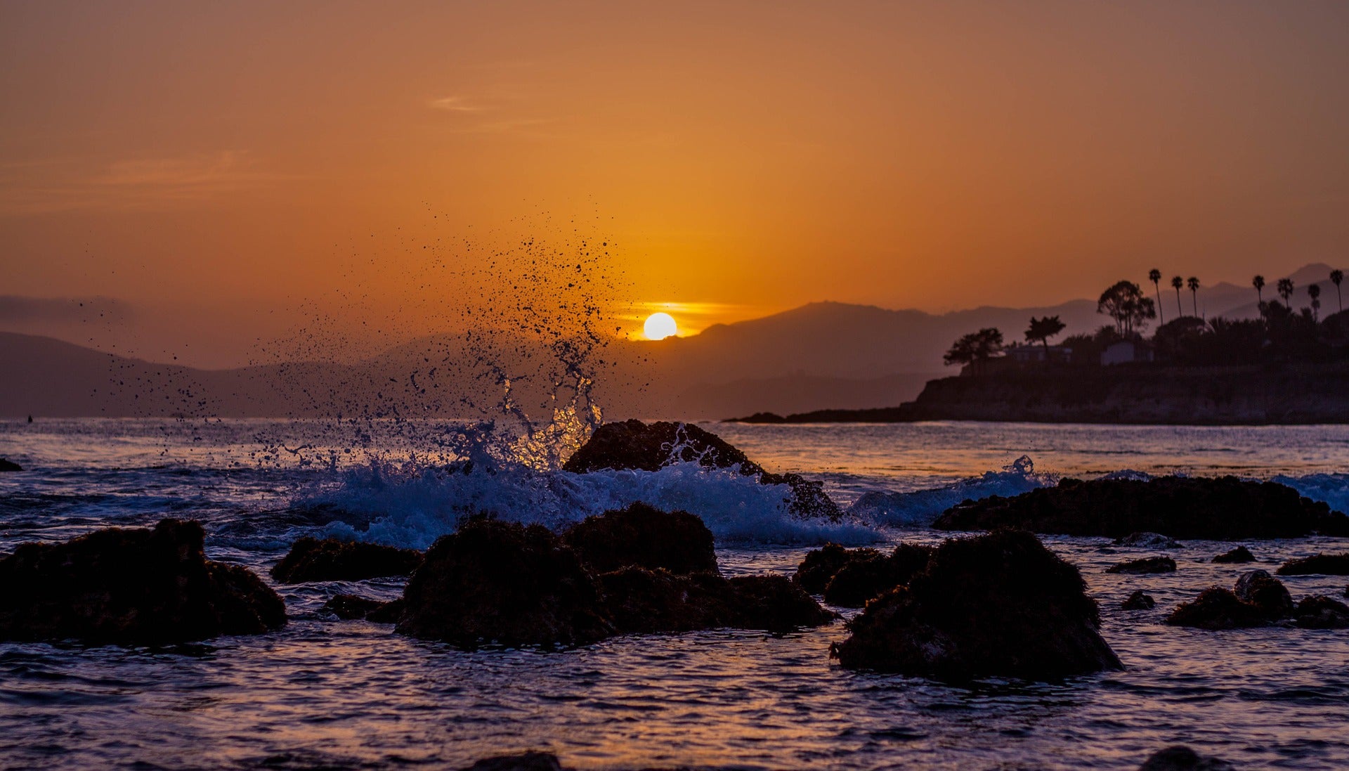 Sunset Sea Scenery Photograph Home Decor Premium Quality Poster Print Choose Your Sizes
