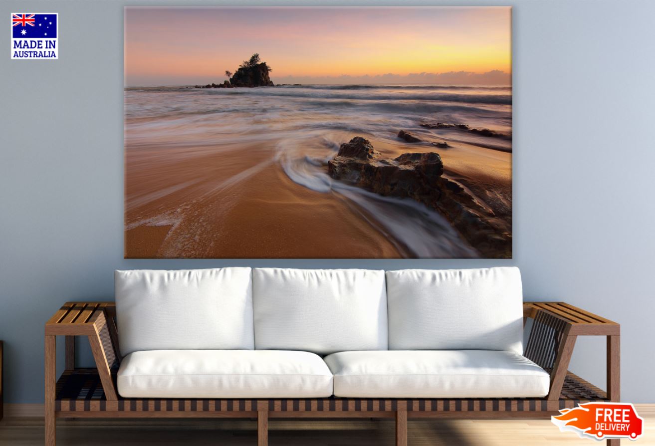 Sunset Sea Scenery Photograph Print 100% Australian Made