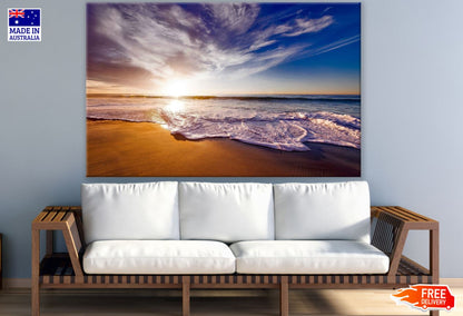 Sunset Sea Scenery Photograph Print 100% Australian Made