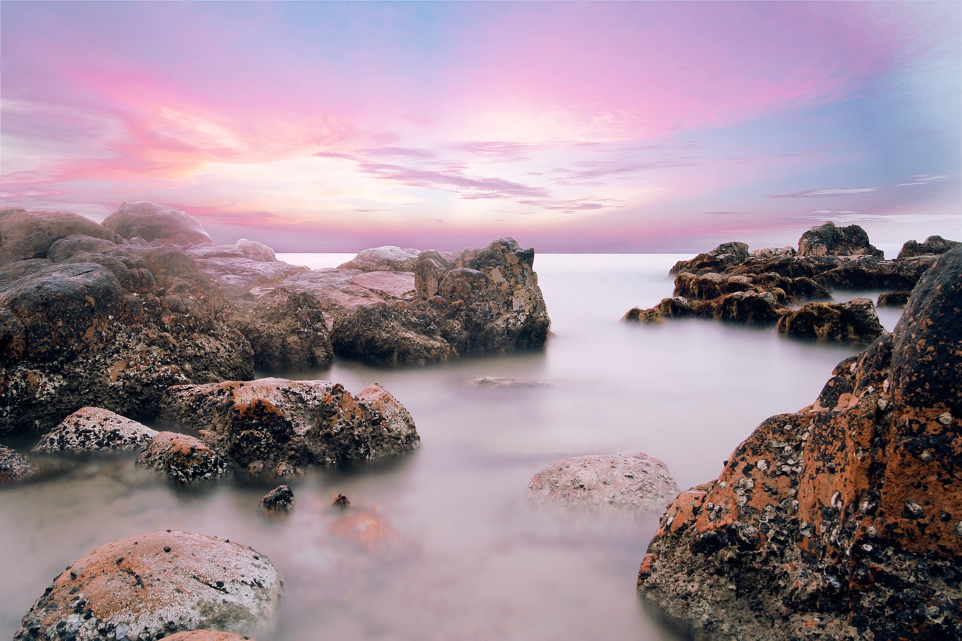 Sunset Sea Scenery Photograph Home Decor Premium Quality Poster Print Choose Your Sizes