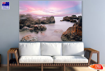 Sunset Sea Scenery Photograph Print 100% Australian Made