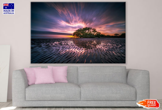 Sunset Sea Scenery Photograph Print 100% Australian Made