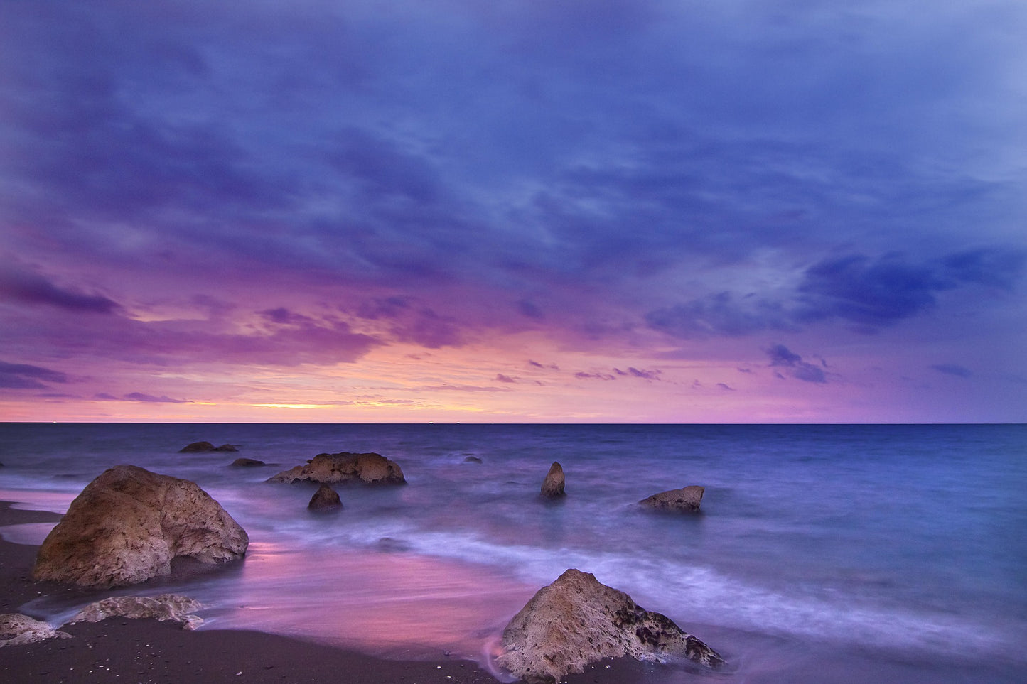 Sunset Sea Scenery Photograph Print 100% Australian Made