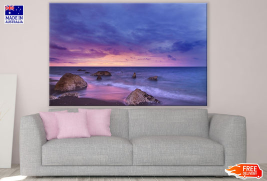 Sunset Sea Scenery Photograph Print 100% Australian Made