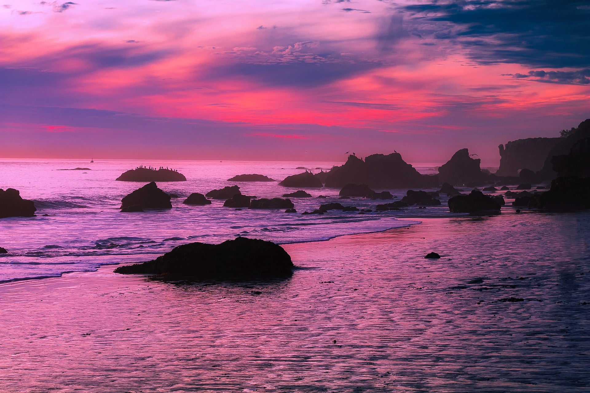 Sunset Sea Scenery Photograph Print 100% Australian Made