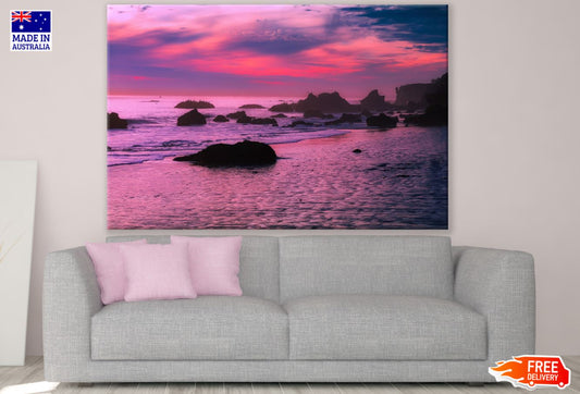 Sunset Sea Scenery Photograph Print 100% Australian Made