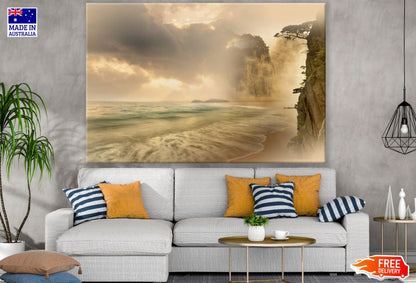 Sunset Sea Scenery Photograph Print 100% Australian Made