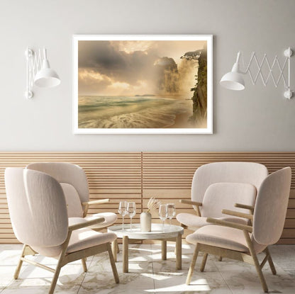 Sunset Sea Scenery Photograph Home Decor Premium Quality Poster Print Choose Your Sizes