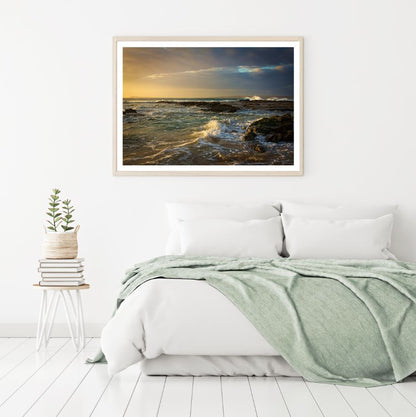 Sunset Sea Scenery Photograph Home Decor Premium Quality Poster Print Choose Your Sizes