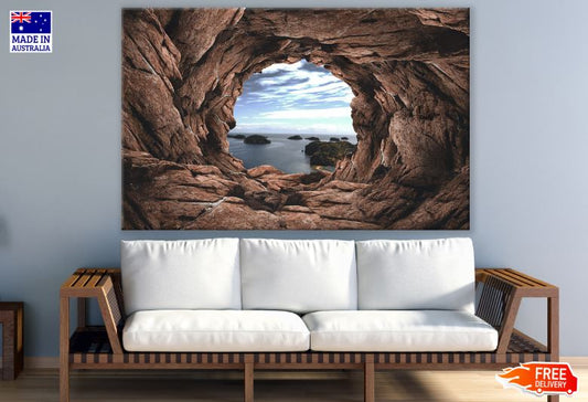 Sea Rock Cave Scenery Photograph Print 100% Australian Made