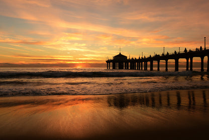 Sunset Sea Scenery Photograph Print 100% Australian Made