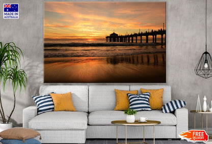 Sunset Sea Scenery Photograph Print 100% Australian Made