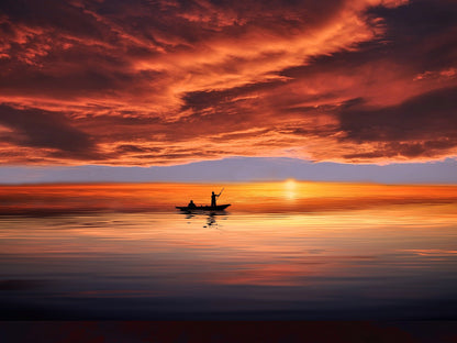 Stunning Beach Sunset View Print 100% Australian Made
