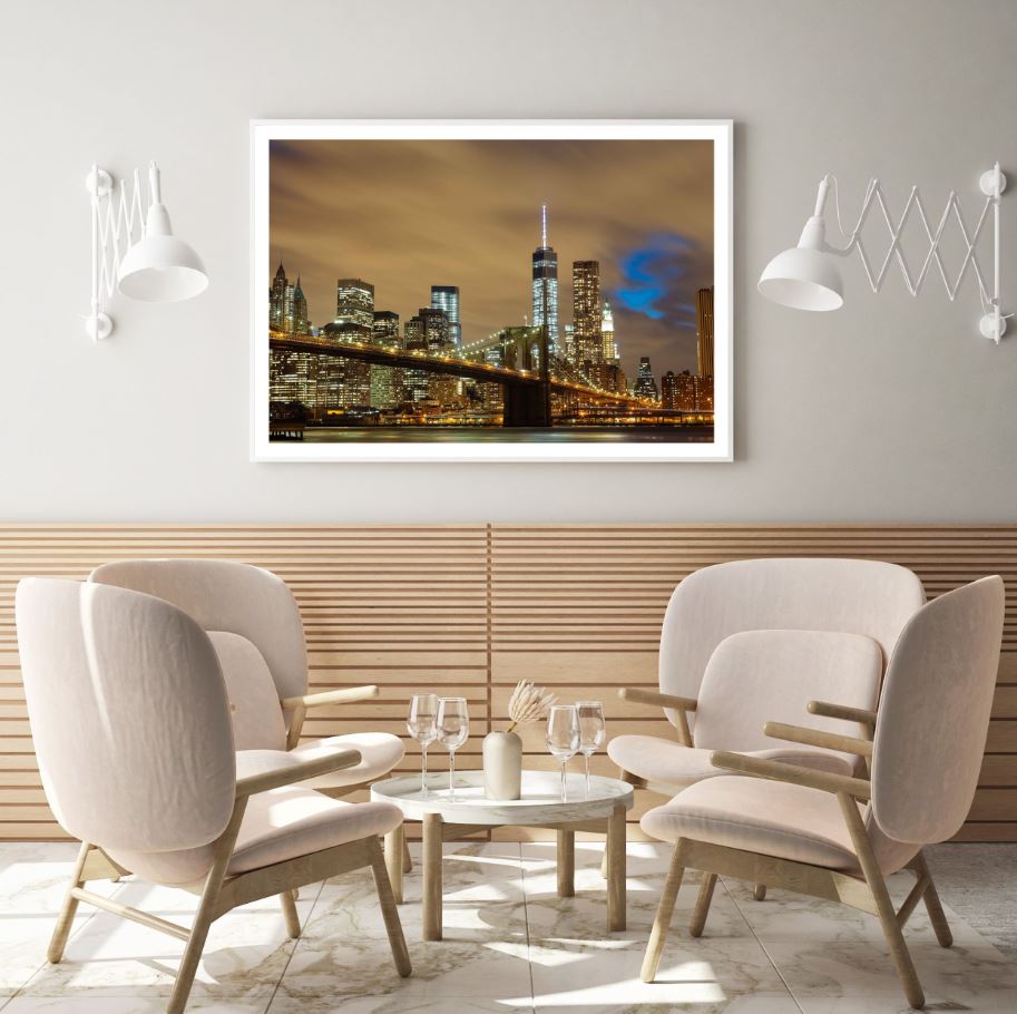 Buildings Sky View Photograph Home Decor Premium Quality Poster Print Choose Your Sizes