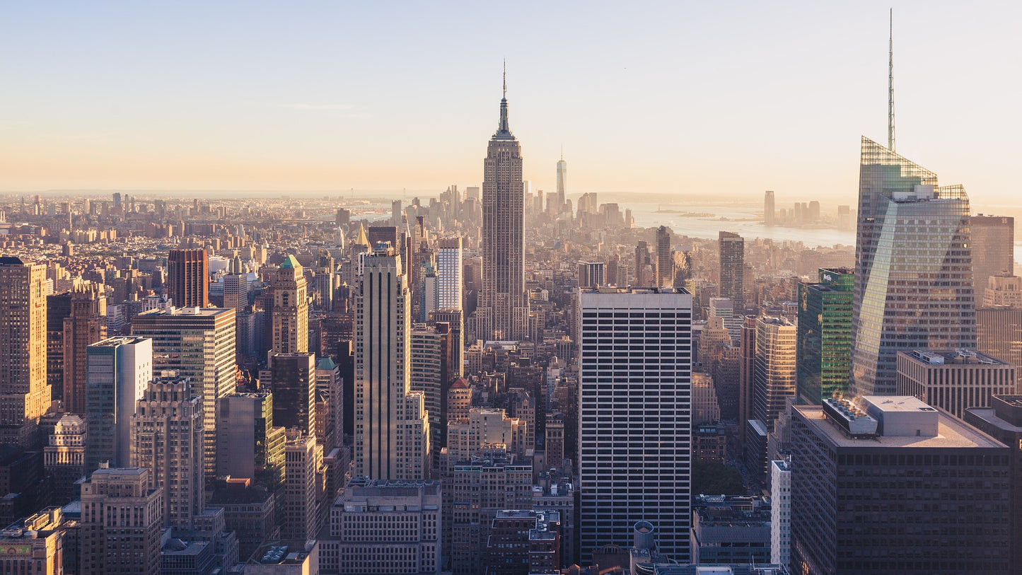 City Buildings Sky View Scenery Home Decor Premium Quality Poster Print Choose Your Sizes