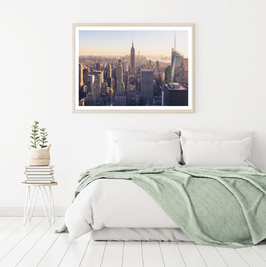 City Buildings Sky View Scenery Home Decor Premium Quality Poster Print Choose Your Sizes