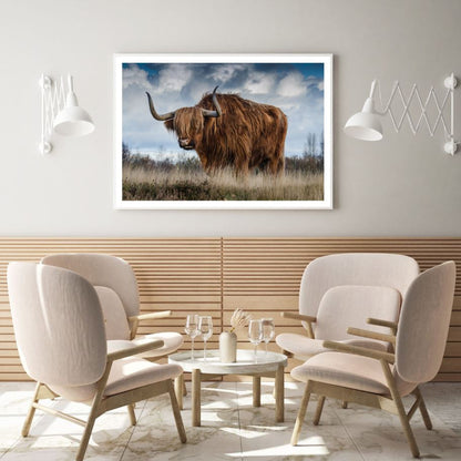 Highland Cow Closeup Photograph Home Decor Premium Quality Poster Print Choose Your Sizes