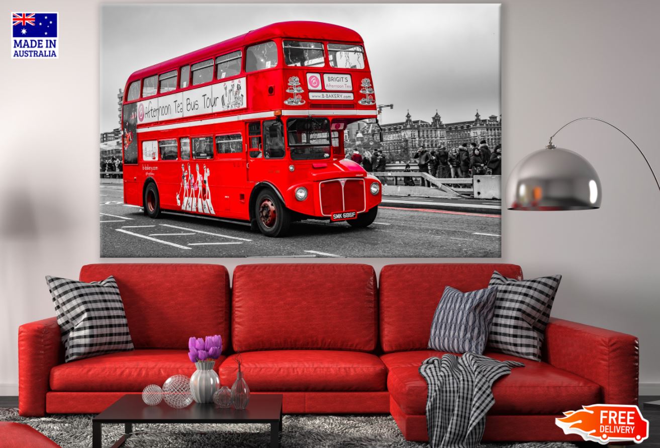 Double Decker Bus Photograph Print 100% Australian Made