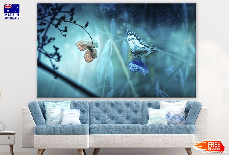 Butterfly & Flower Photograph Print 100% Australian Made