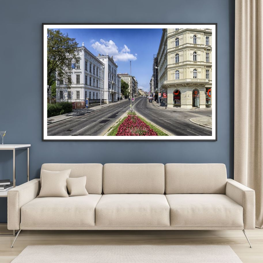 City Roads & Buildings Photograph Home Decor Premium Quality Poster Print Choose Your Sizes