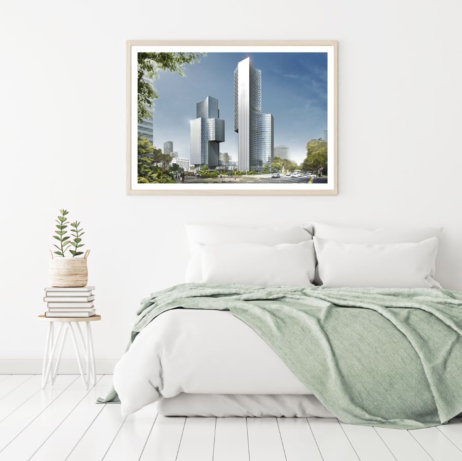 Buiding Closeup Photograph Home Decor Premium Quality Poster Print Choose Your Sizes
