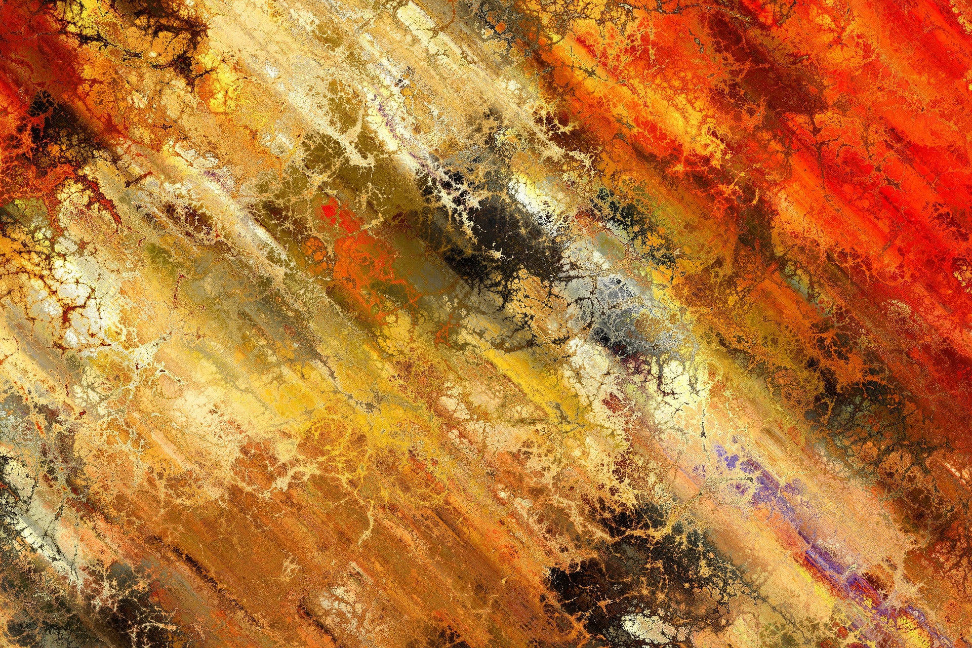 Colorful Abstract Design Print 100% Australian Made