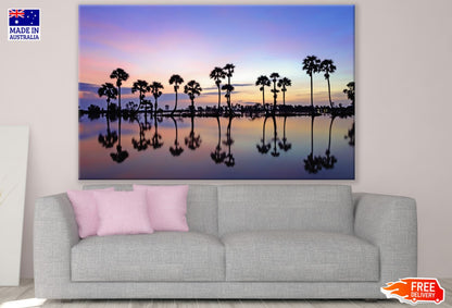 Palm Trees Near Lake Photograph Print 100% Australian Made
