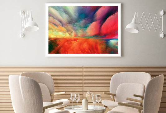 Colorful Abstract Cloud Design Home Decor Premium Quality Poster Print Choose Your Sizes