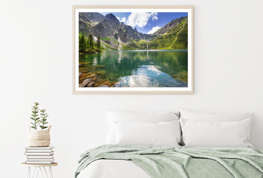 Stunning Lake Scenery Photograph Home Decor Premium Quality Poster Print Choose Your Sizes