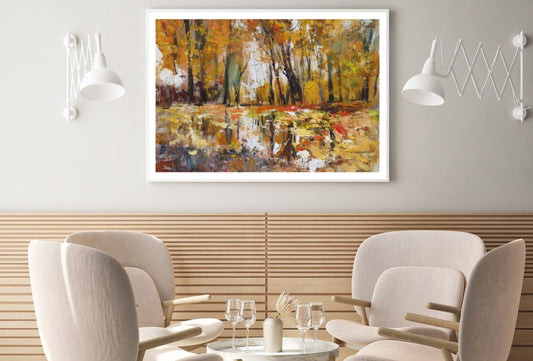Colorful Forest Watercolor Paint Home Decor Premium Quality Poster Print Choose Your Sizes