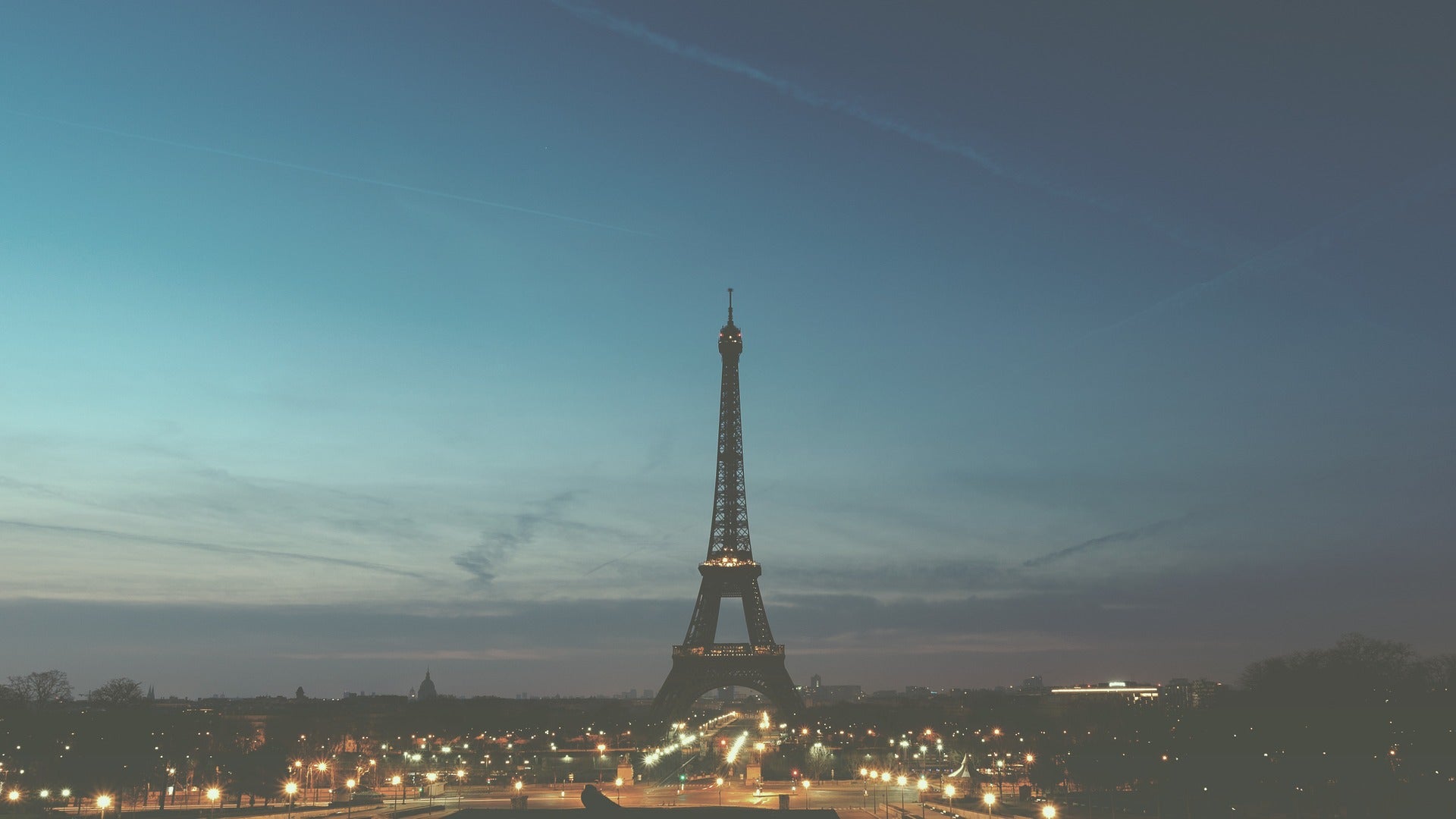 Eiffel Tower & Mist Scenery View Print 100% Australian Made