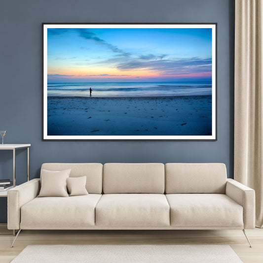 Sea Sunset Scenery Photograph Home Decor Premium Quality Poster Print Choose Your Sizes
