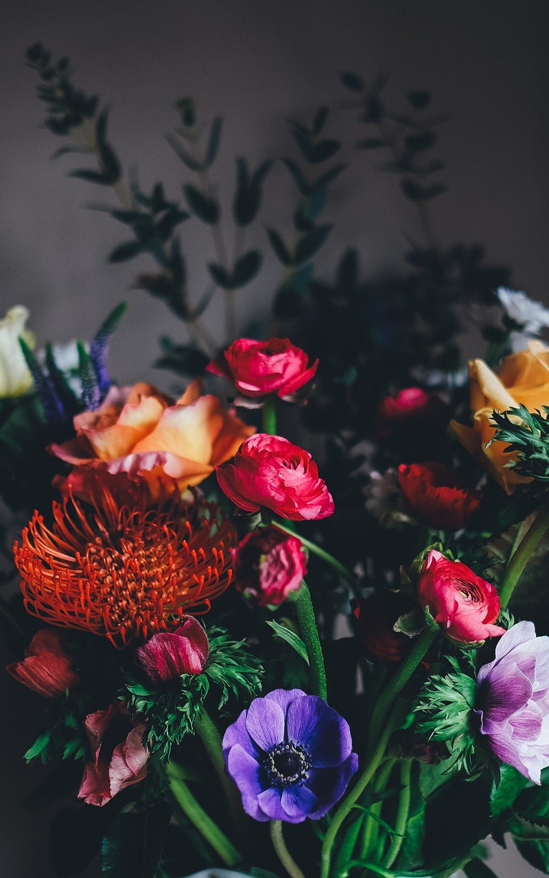 Flowers Bouquet Photograph Home Decor Premium Quality Poster Print Choose Your Sizes